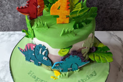 Donagh - Cute Dinosaur Birthday Cake