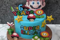 Elijah - Super Mario Birthday Cake